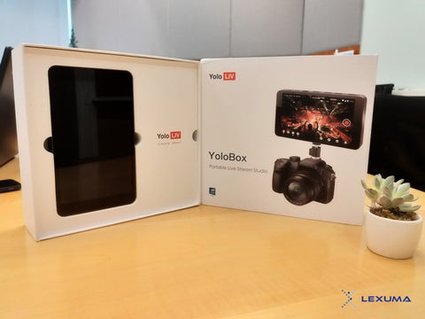 YoloLiv YoloBox Unboxing Product Review with simple setup overview black in color