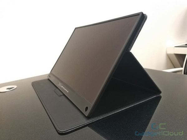 lexuma xscreen portable monitor with touch screen unboxing viewing angle