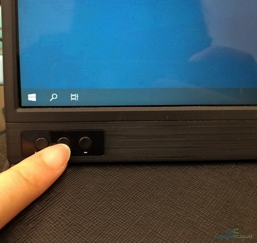 lexuma xscreen portable monitor with touch screen unboxing viewing angle