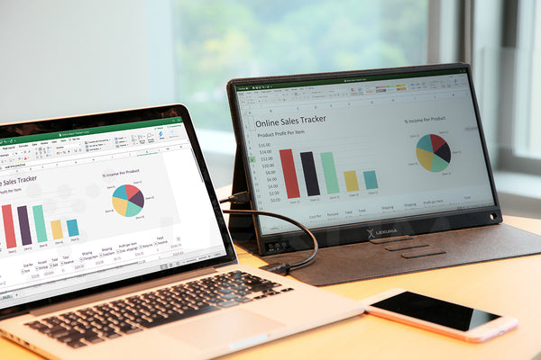 Lexuma XScreen Portable Monitor Screen Benefits blog simple setup connection laptop