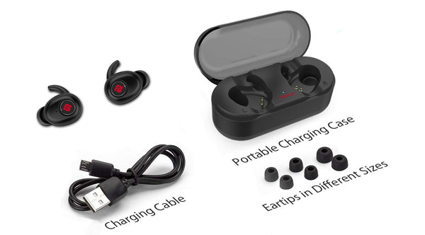 Geekee True Wireless In-Ear Bluetooth IPX5 Sports Earbuds gadgeticloud