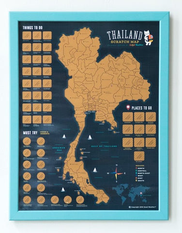 Thailand scraping map