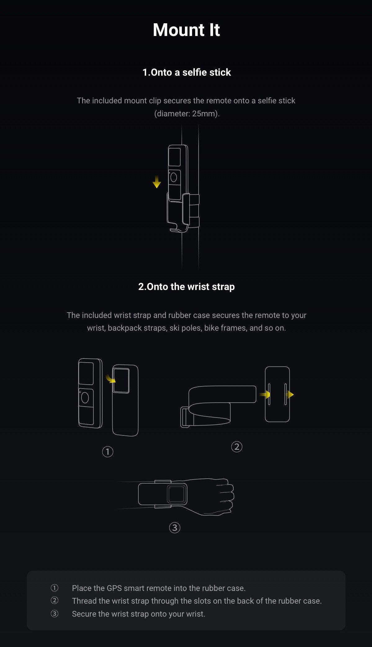 Insta360 GPS Smart Remote (ONE X2/ONE R/ONE X)