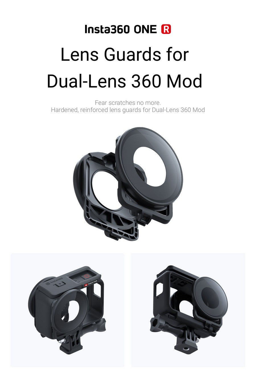 Insta360 ONE R Lens Guards - slide show