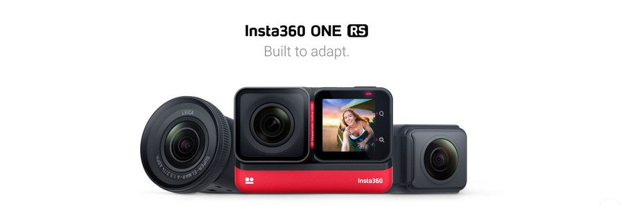 Insta360 ONE RS Interchangeable Lens Action Camera - slide