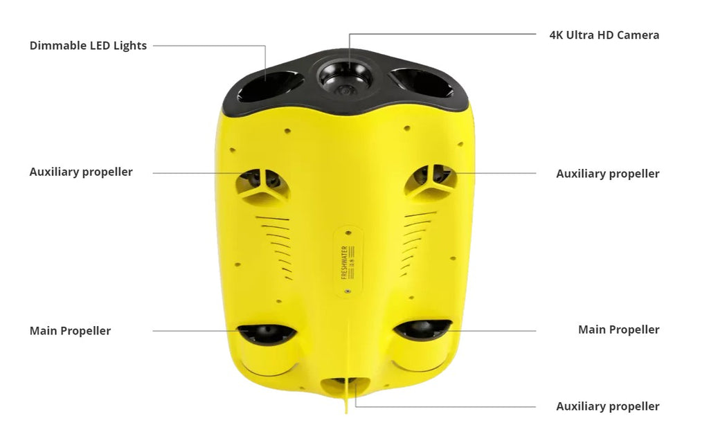 chasing gadgeticloud gladius mini underwater drone submarine 4k camera controller