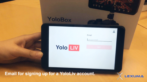 YoloLiv YoloBox Unboxing Product Review with simple setup overview sign up with email address