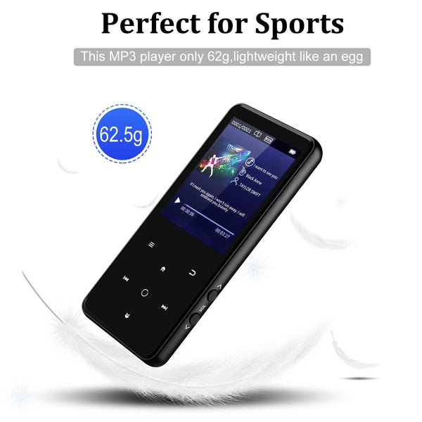 Portable Bluetooth MP3 Player with 2.4" Large Screen - iMartCity mp3 lossless player fm radio voice recorder bluetooth music player mp3 walkman bluetooth audio player super light