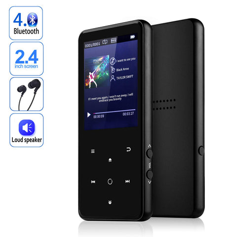 Lexuma portable bluetooth mp3 player mp3 walkman bluetooth walkman bluetooth audio player music gadget gadgeticloud