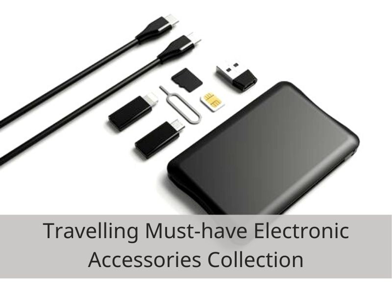 SIM Card Connection Kit - Wireless Charging Pad and Cables for Smartphone with Nano-SIM Card Storage Slots and SIM Card Ejector organised cables