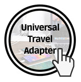 Universal Travel Adapter with 4 USB ports 4 power types