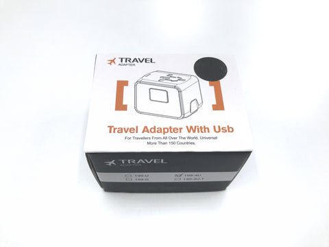Universal Travel Adapter with 4 USB ports 4 power types