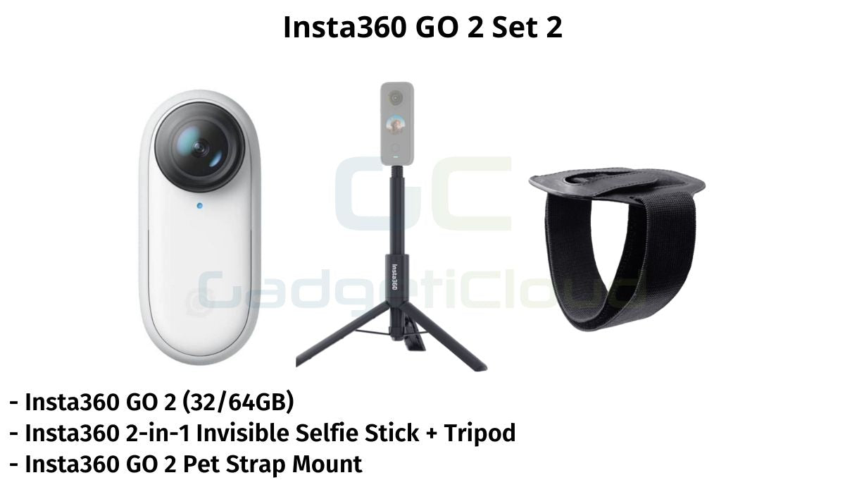 Insta360 GO 2 1440P Remote Control Sports Camera (32GB / 64GB) - Smallest  Shockproof and Waterproof