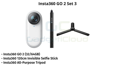 Insta360 GO 2 1440P Remote Control Sports Camera (32GB / 64GB) Set 3