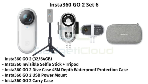 Insta360 GO 2 1440P Remote Control Sports Camera (32GB / 64GB) Set 6