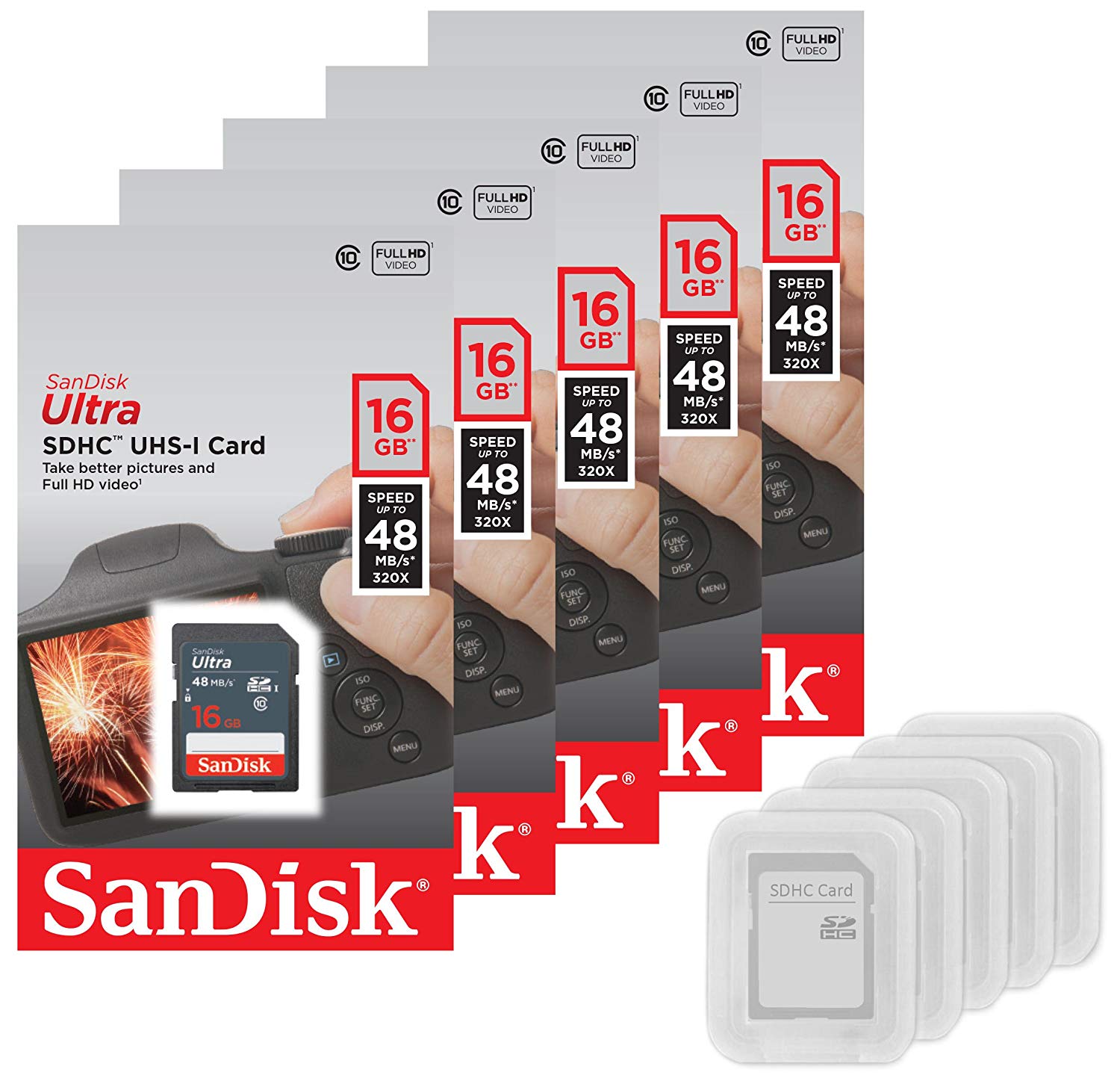 SanDisk 16GB SDHC Ultra UHS-1 Memory Card