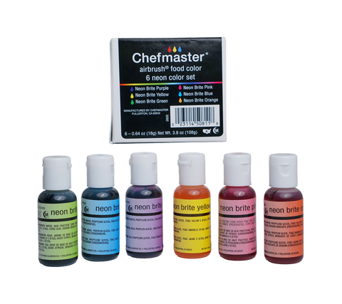 Master Airbrush Cake Decorating Airbrushing System Kit with a Set of 12  Chefmaster Food Colors, Gravity Feed Dual-Action Airbrush, Air Compressor,  and