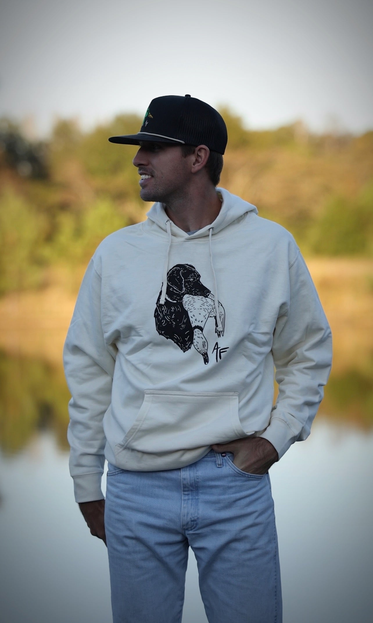 European Skull Hoodie — Duck Camo