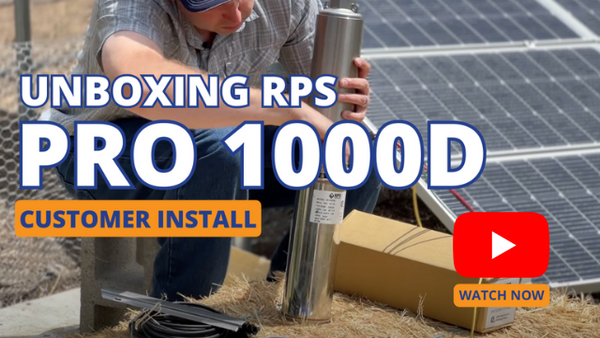 Submersible Pump in Storage Tank for Household Water – RPS Solar