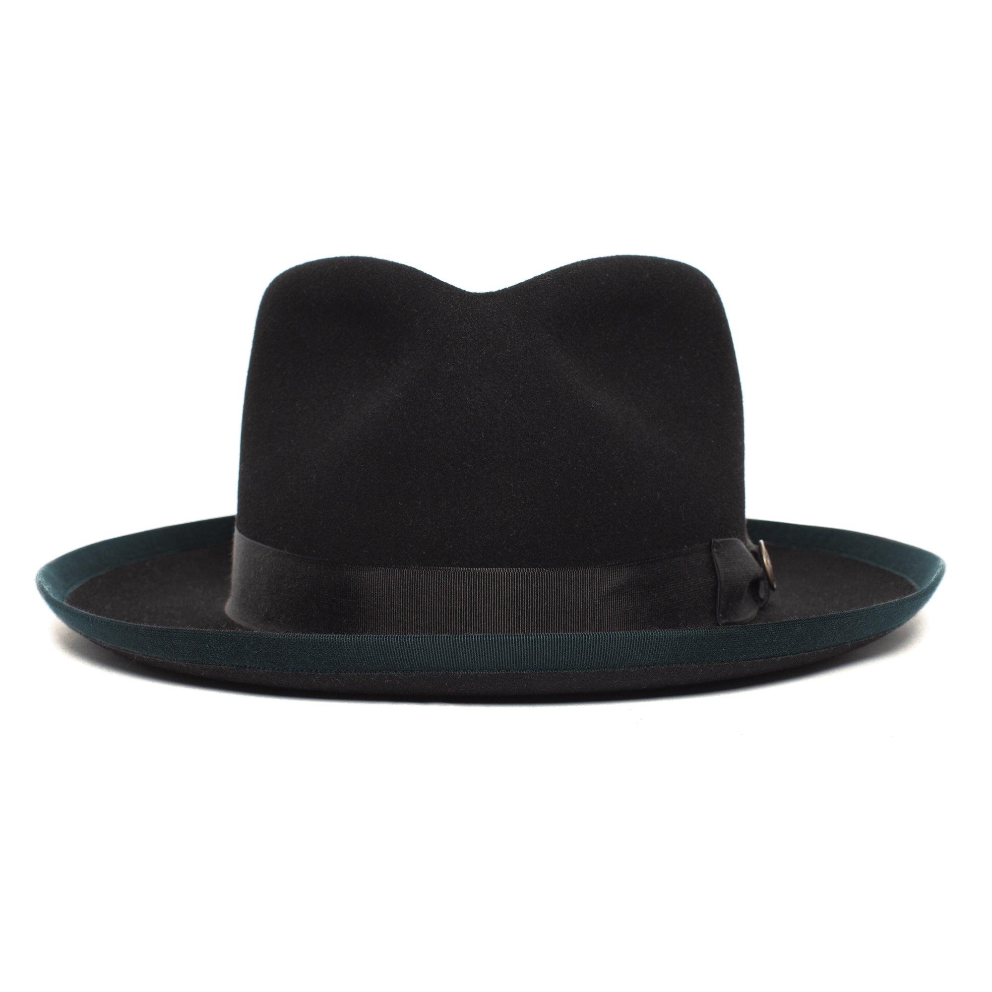 Goorin River Gray Fedora Hat in Grey/Black, Size Large