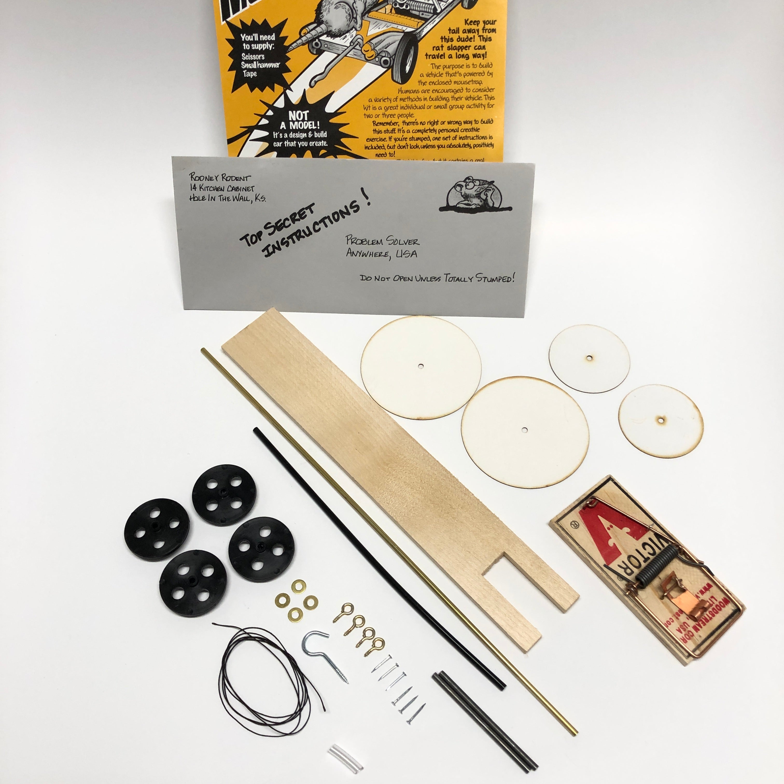 Pitsco Basic Mousetrap Vehicle Kit