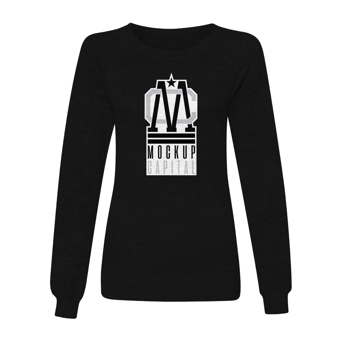 Download Womens Burnout Sweatshirt Mockup - T-Shirt Side Hustle