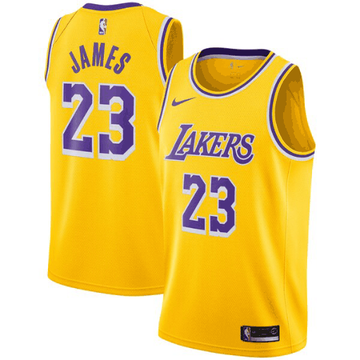 Los Angeles Lakers LeBron James Nike 