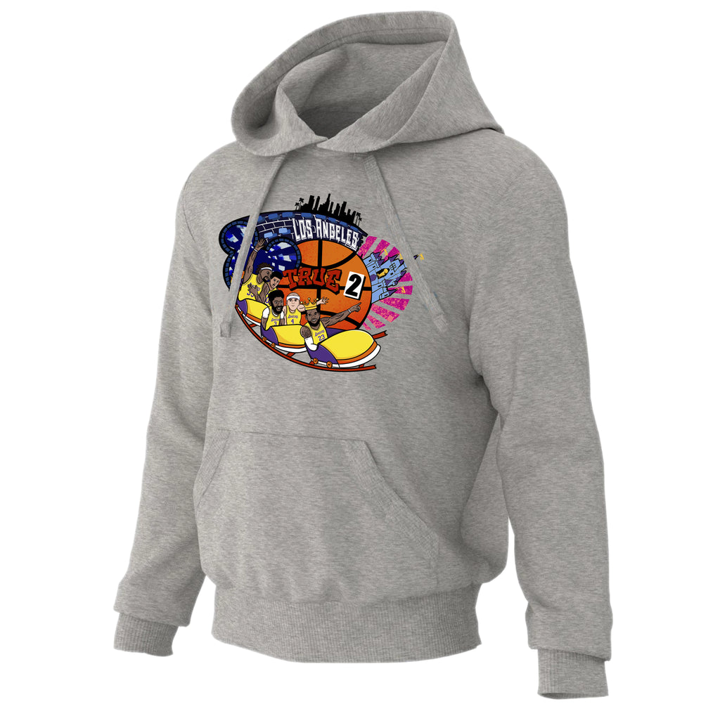 Los Angeles Lakers Space Coaster Hoodie Bubble Edition