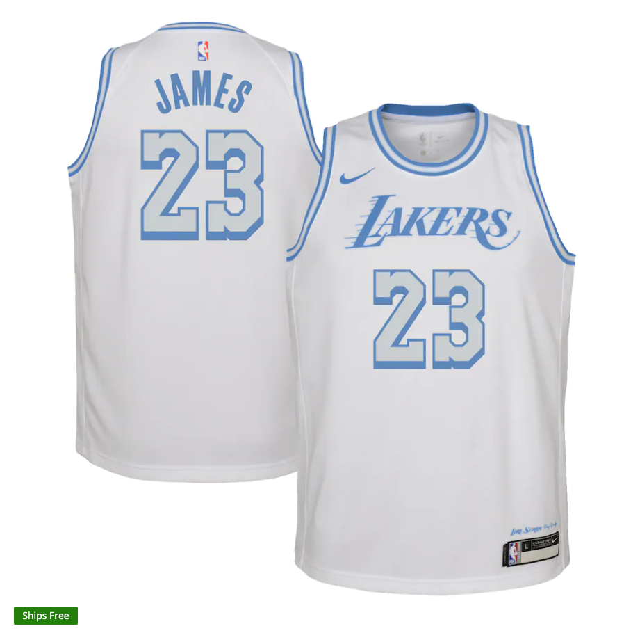 lakers white jersey 2020