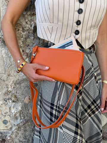 minibag orange - kleine Tasche in der Schweiz produziert