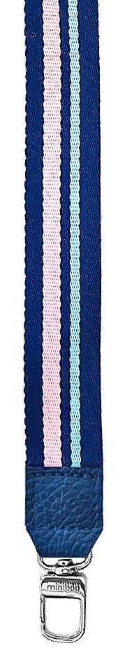 Minibag textile strap maritime blue, adjustable Strap, Textilgurt, minibag accessoires, minibag