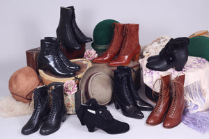 vintage booties shoes