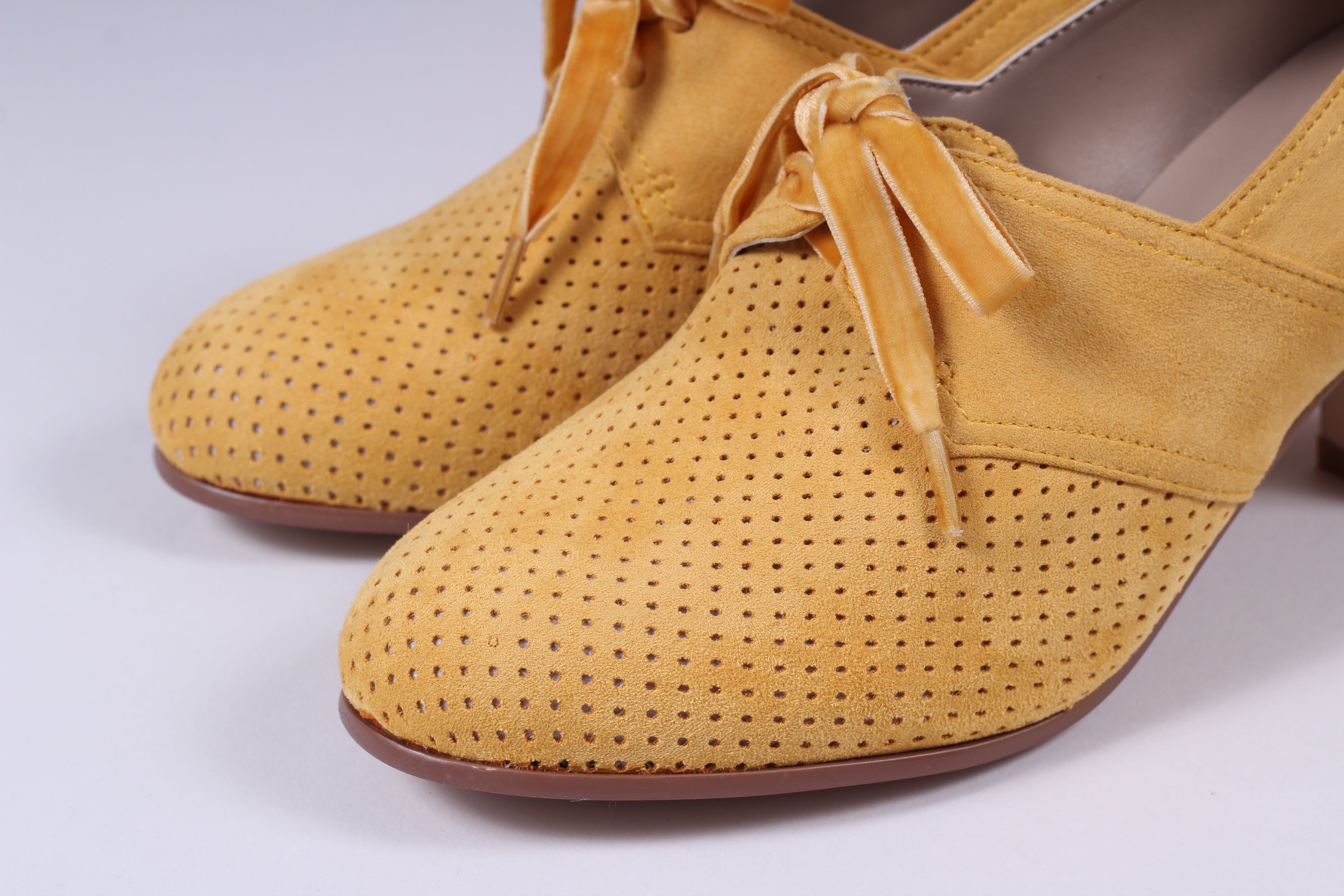 vintage yellow shoes
