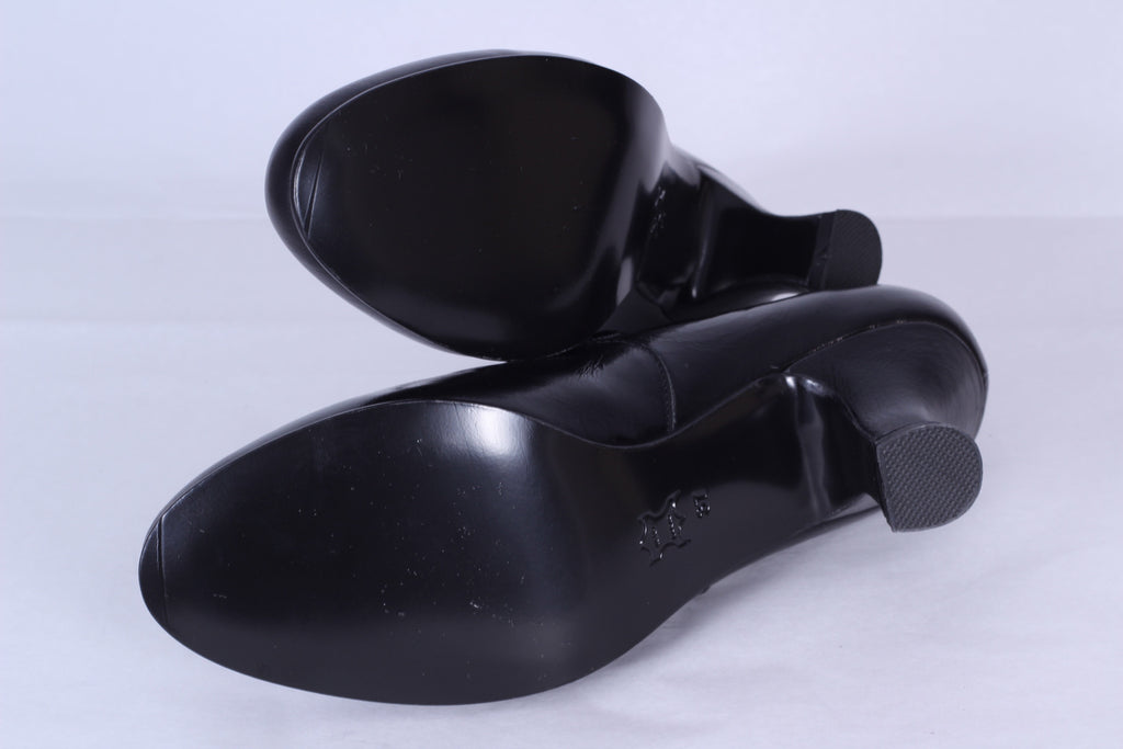 Black 1920s shoes - 20s vintage style shoe like the originals – memery