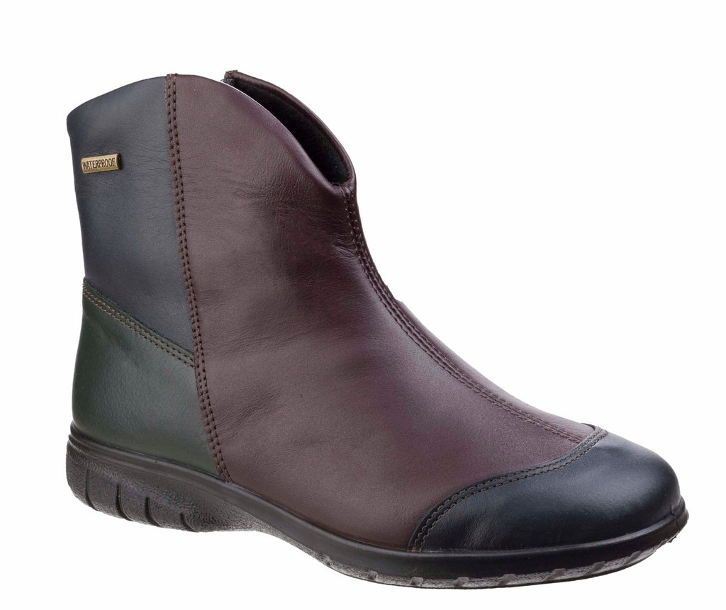 womens waterproof leather ankle boots