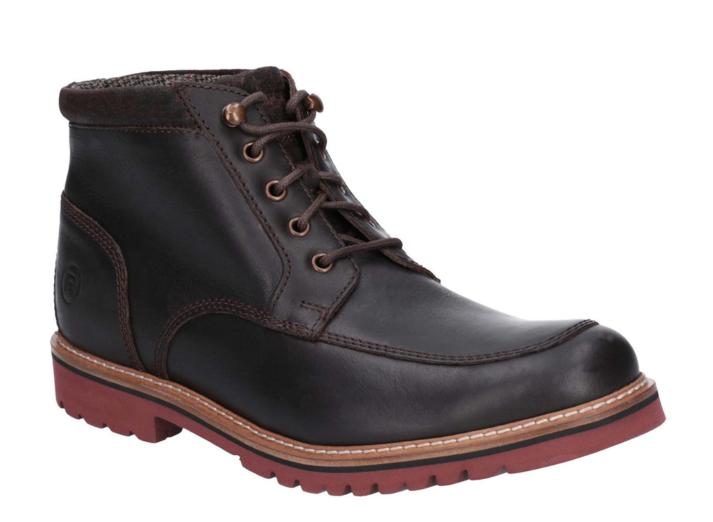 marshall rugged leather ankle boots