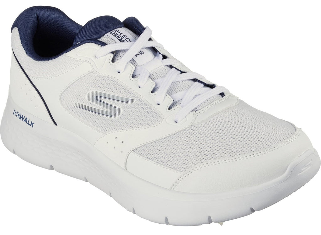 skechers max flex engineered mesh lace trainer