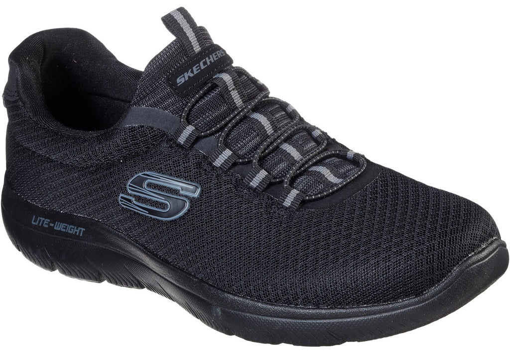 mens skechers summits bungee lace trainers