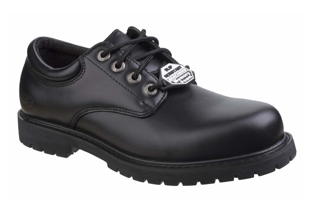 skechers for work men's 77041 plain shoe