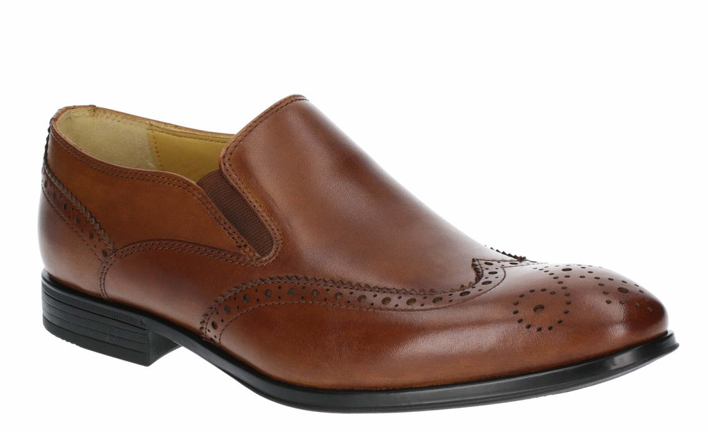 brogue slip on shoes 