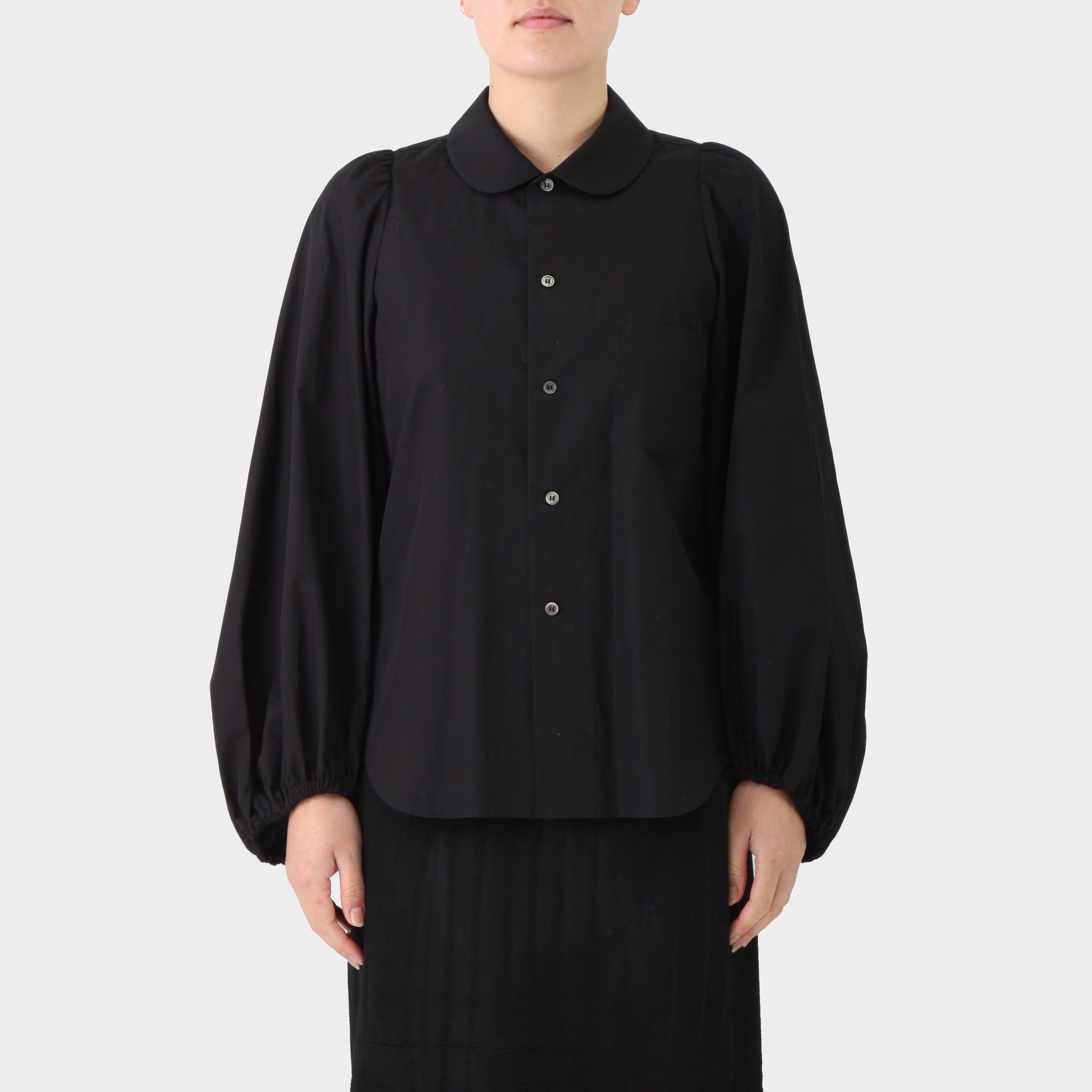 comme des garcons collar shirt