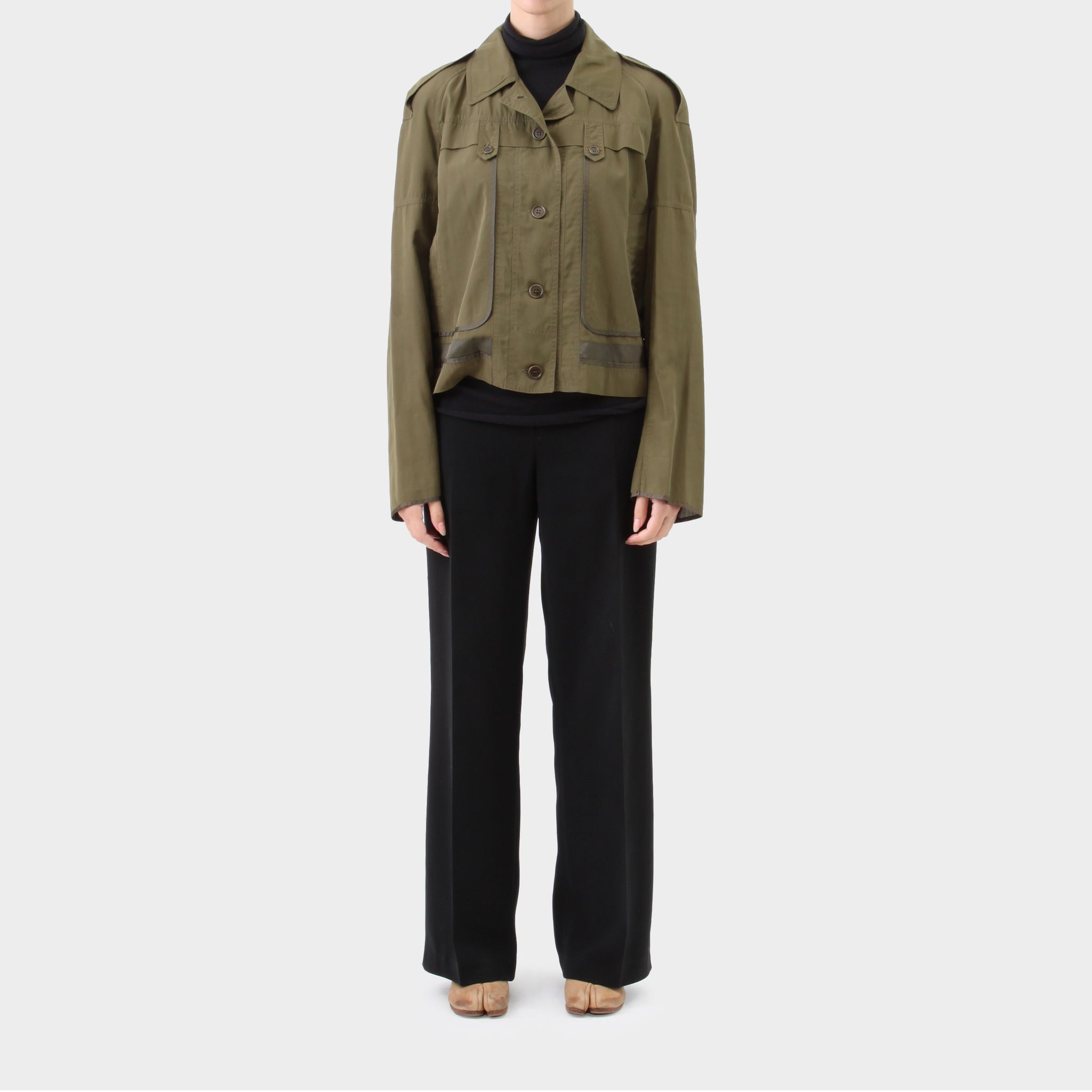 Dries van Noten Silk Military Jacket – Shop Bruce