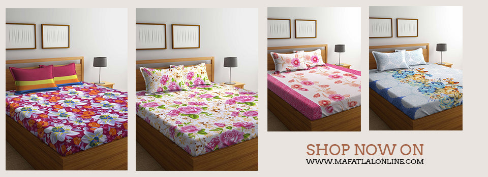 floral bed sheet online shopping in india