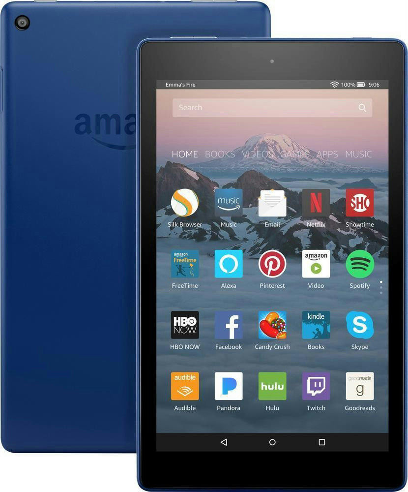 Amazon Fire HD 7 7th Generation 16 GB Wi Fi 8In Marine Blue with 