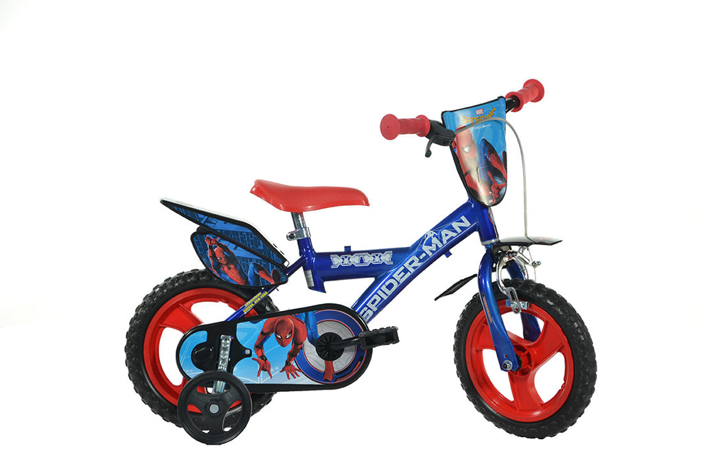 spiderman bike with stabilisers