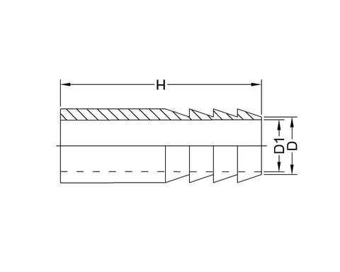 Weld Hose Adapter, Stainless Steel