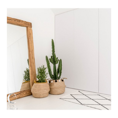 mirror with cactus luna luxury linen