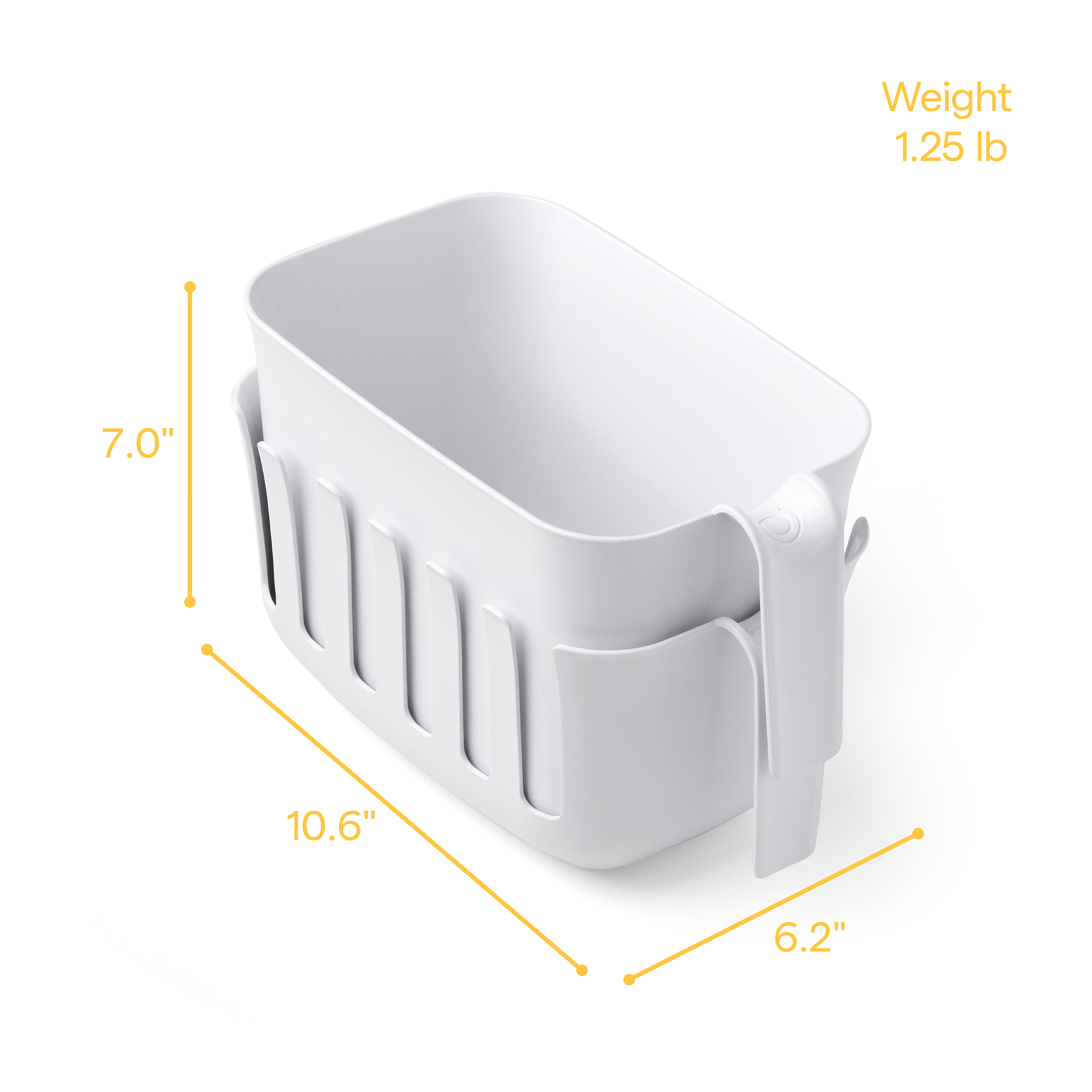 Dimension-Diagram Dry and Store Bag Drying Bin Set