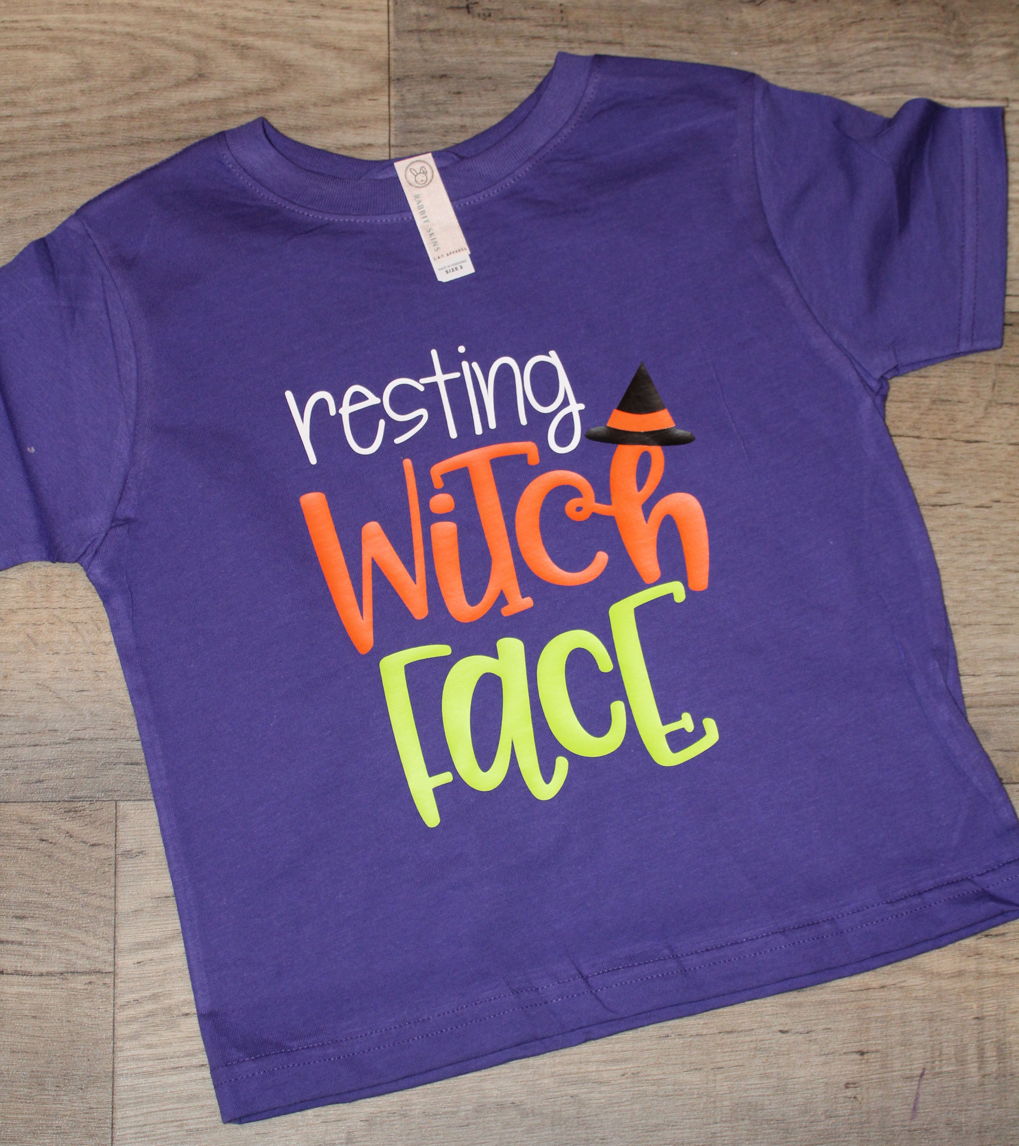 Resting Witch Face Kids Graphic Tee