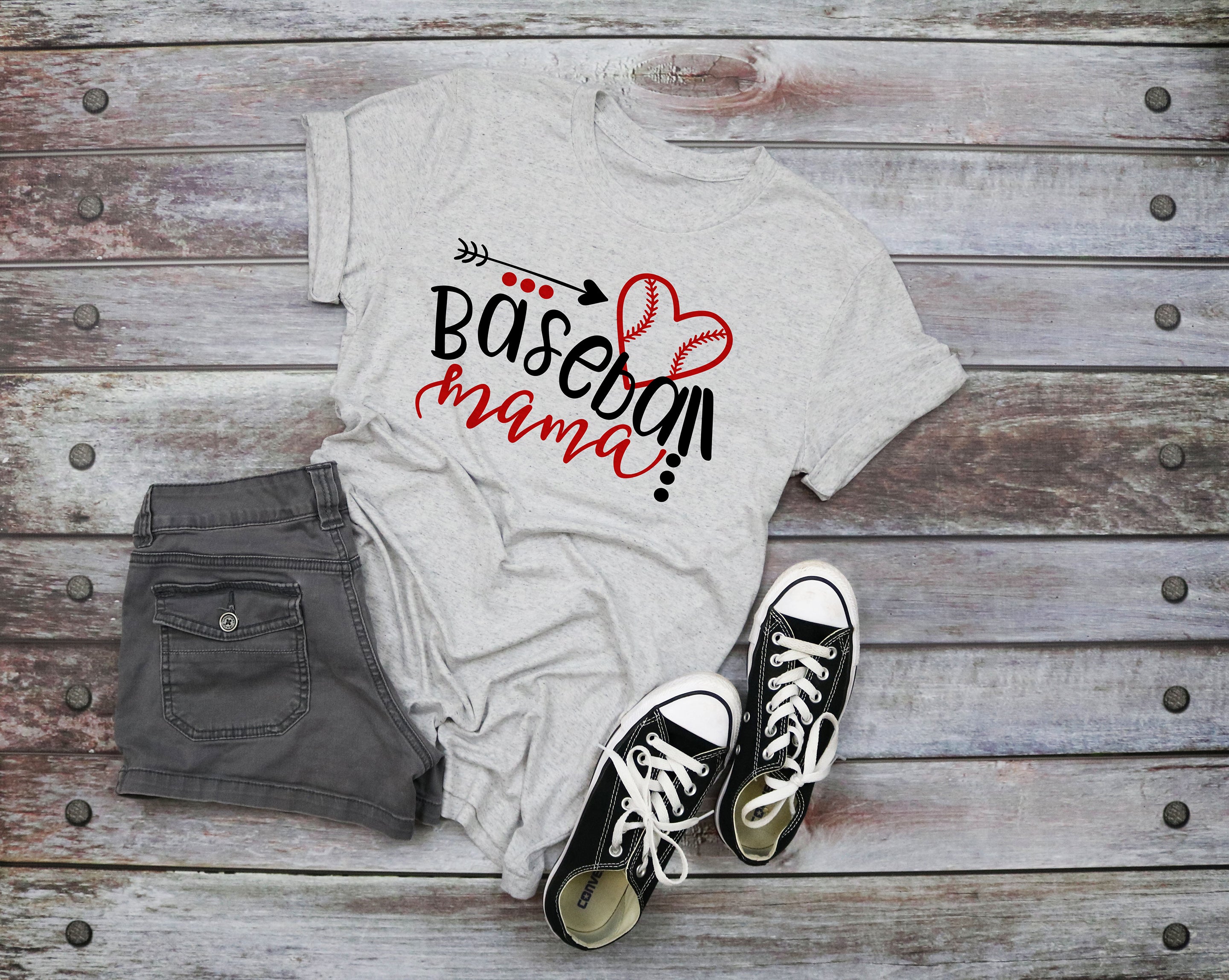 Baseball Mama Adult Graphic Tee